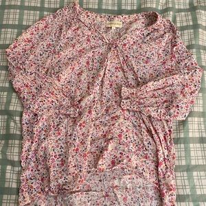 cynthia rowley floral blouse